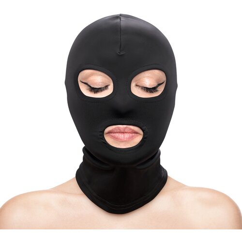Ns Novelties Fetish & Fashion Eyes & Mouth Hood Black Cene