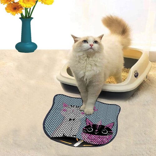 WALLXPERT Kdkafa0204 multicolor cat litter mat Cene