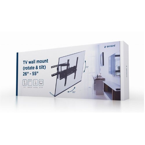  Zidni nosač GEMBIRD WM-55RT-03 rotacija &amp;amp;... Slike