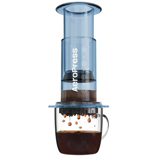 Aeropress clear blue, (21233862) Cene