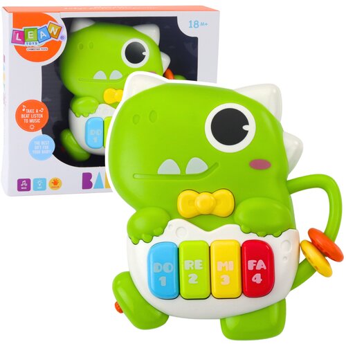 Mini Piano for Toddlers Dinosaur Green Lights and Sounds Slike