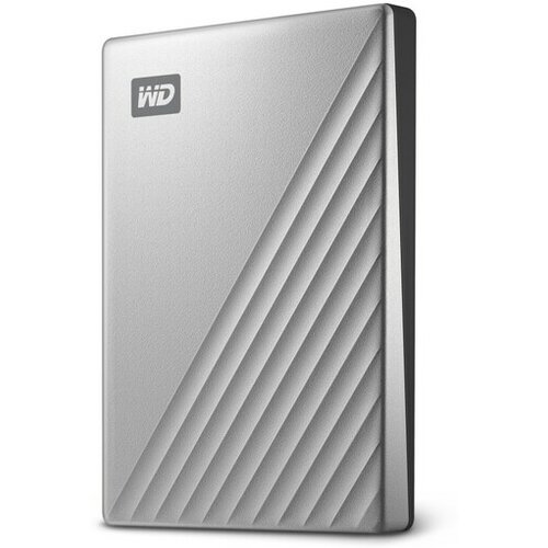 Wd Eksterni HDD 4TB, USB3.2 Gen 1 Type-C (5Gbps), My Passport Ultra, Silver Slike