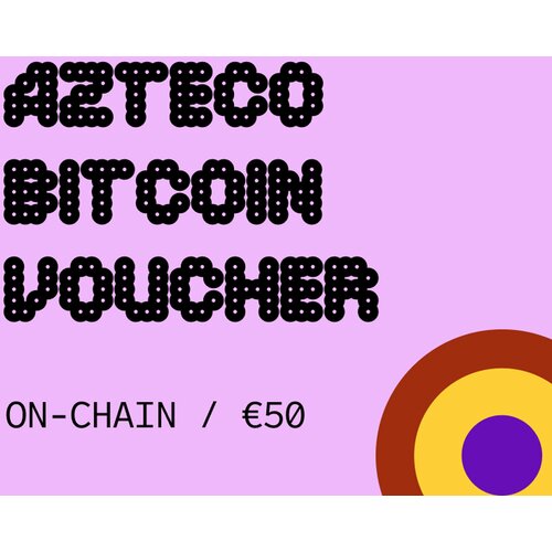 Crypto Azteco Bitcoin On-Chain 50 EUR kupon/bon Cene