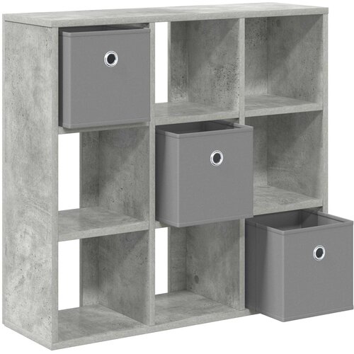  Kreveta s ladicama Betonski sivi 73,5 x 24 x 69,5 cm Slike