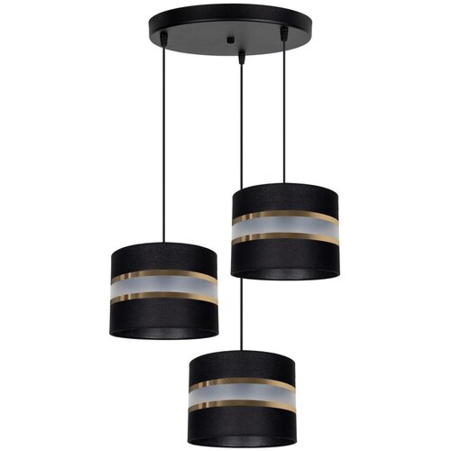  Luster na sajli CORAL 3xE27/60W/230V crna Cene