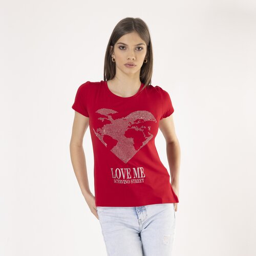 SCERVINO STREET ženska majica love me crvena Cene