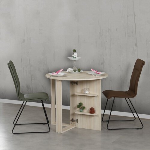 Woody Fashion middle - oak oak folding table Cene