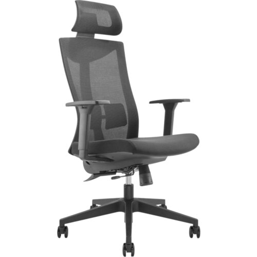 ErgoOffice Uredska Stolica ER-414, 63x50x120-130cm, Crna Cijene