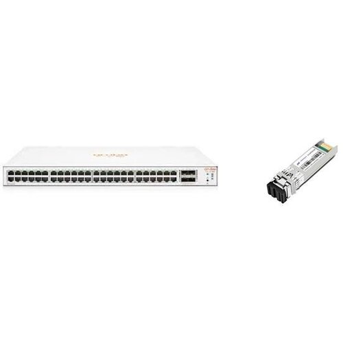 HP aruba ion 1830 48G 4SFP switch + sfp modul 1.25Gb Slike