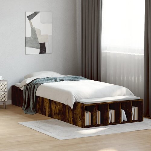 Furnova Posteljni okvir dimljeni hrast 75x190 cm inženirski les, (21936439) Slike