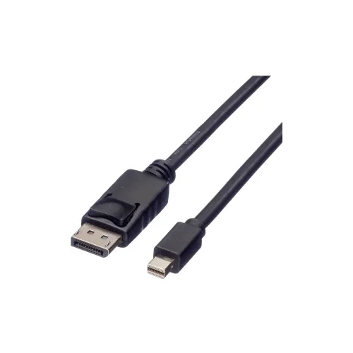 Roline Mini-DisplayPort priključni kabel 3.00 m 11.04.5636 sa zaštitom crna [1x muški konektor displayport - 1x muški ko