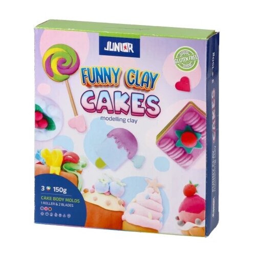 Junior Funny clay, masa za oblikovanje sa kalupima, miks, cakes Cene