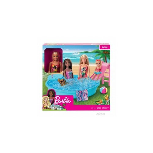 Barbie lutka sa bazenom A070971 Slike