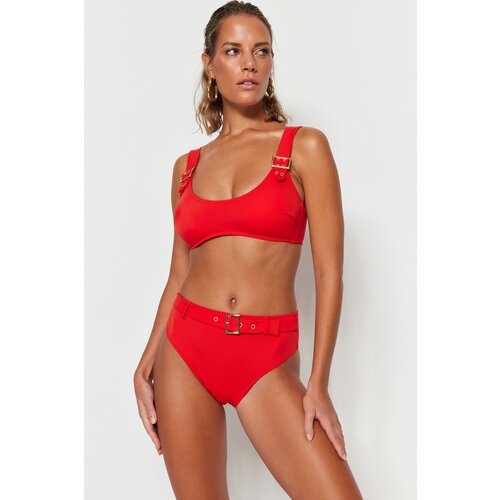 Trendyol bikini top - red - plain Cijene