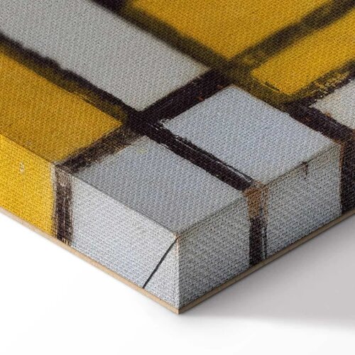  Slika - Piet Mondrian &amp;ndash; Composition with grid 17 60x90 Akustična Slike