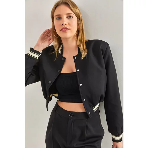 Bianco Lucci Women's Ribbed Lined Jacket