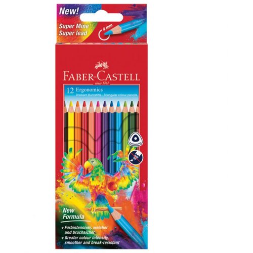  BOJE DRVENE 12BOJA TROKUTASTE FABER-CASTELL 116512 BLISTER Cene
