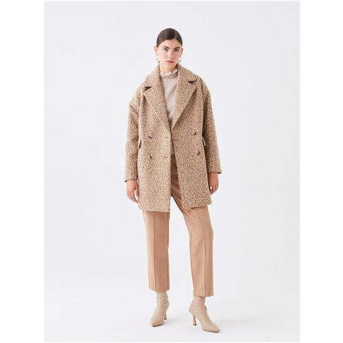 LC Waikiki Jacket Collar Straight Oversize Women Cachet Coat Slike