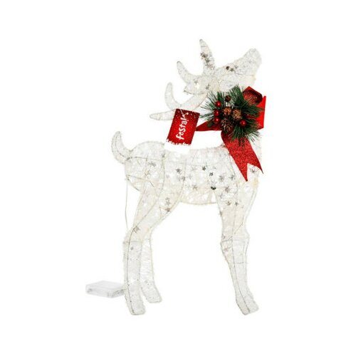  Holwy, novogodišnja dekoracija, jelen, svetlucavi, bela, 51cm ( 760083 ) Cene