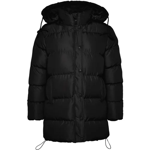 Trendyol Black Hooded Water Repellent Inflatable Coat