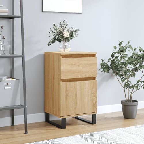vidaXL Komoda sonoma hrast 40x35x70 cm inženirski les Cene