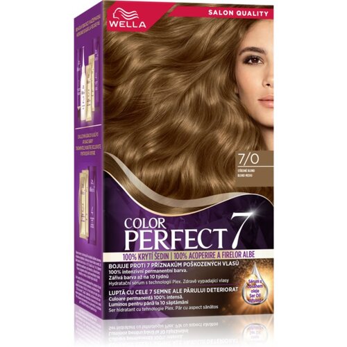 Wella Color Perfect Intense boja za kosu nijansa 7/0 Medium Blonde 1 kom Slike