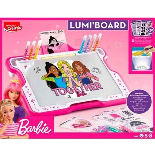 Maped Creativ Lumi Board Barbie svjetleća ploča za crtanje, 5+ Slike