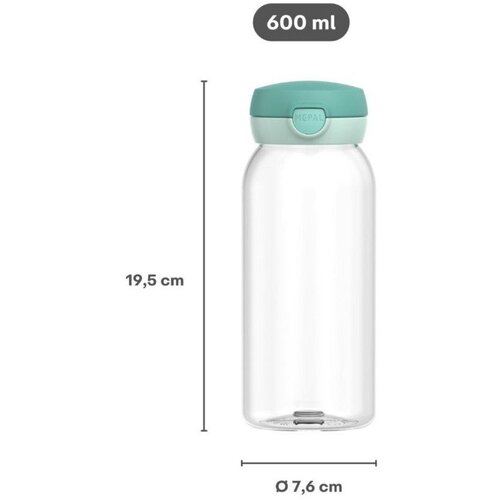 Mepal Rožnata plastična otro&amp;scaron;ka steklenička za vodo 600 ml Campus &amp;ndash; Slike