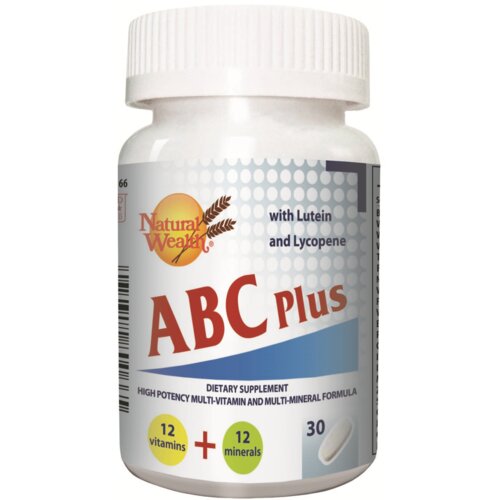 Natural Wealth abc plus - multivitaminski i multimineralni kompleks 30 kapsula Cene