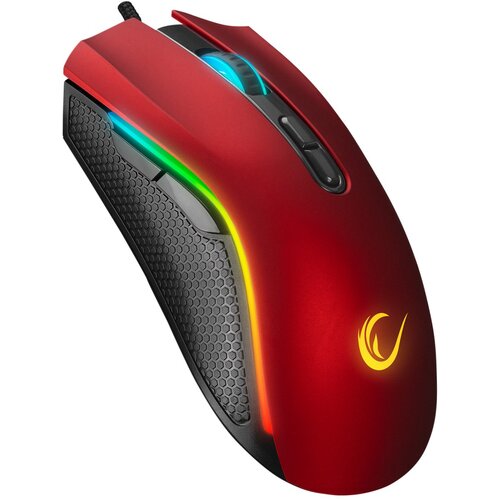 Rampage SMX-R44 rdeča 6400dpi rgb osvetljena gaming miška z makro pro, (21358068) Cene