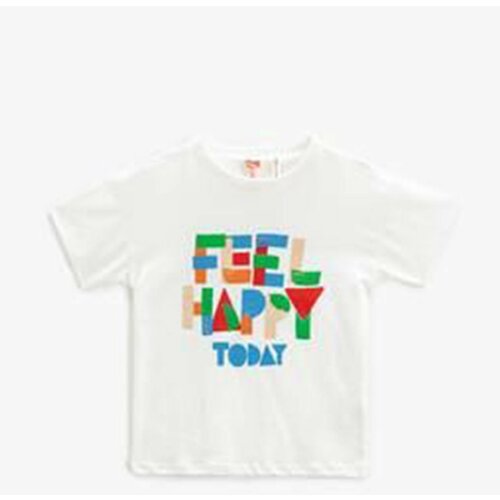 Koton Baby Boy Printed Short Sleeve Crew Neck T-Shirt 3smb10142tk Slike