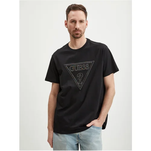 Guess Black Men's T-Shirt Moisey - Men