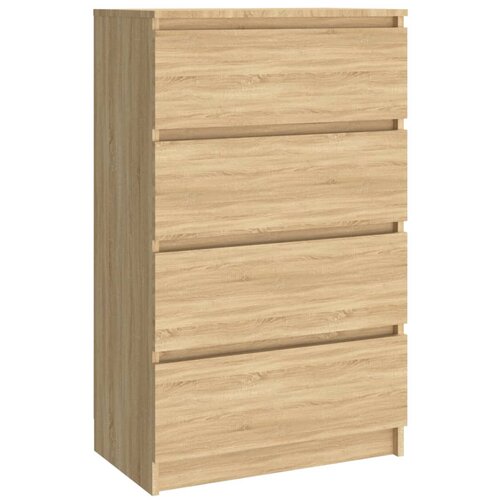 Maison Chic Komoda - Predalnik sonoma hrast 60x35x98,5 cm konstruiran les, (21717981) Slike
