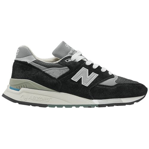 New Balance Nizke superge 998 MiUSA Black Silver Črna Slike