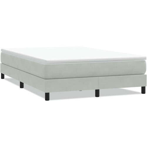 vidaXL Box Spring postelja brez vzmetnico svetlo siva 140x220 cm, (21792666) Cene