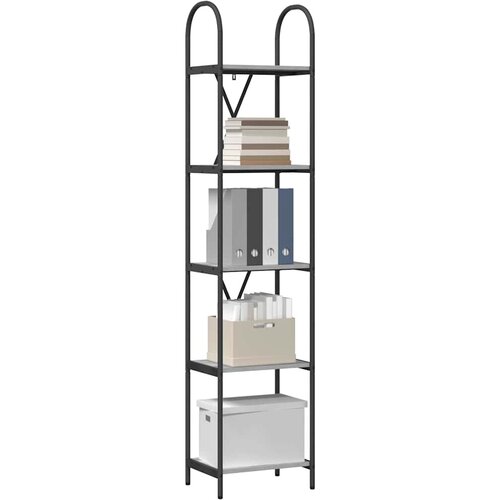  Polica Siva Sonoma 40 x 30 x 183 cm Konstruirano drvo Slike