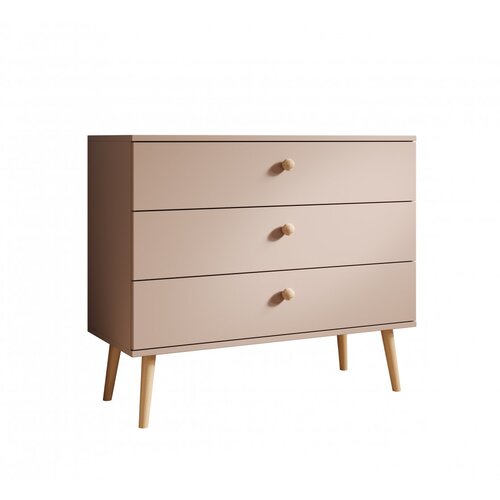 ADRK Komoda Beni sa skandinavskim stilom i boho detaljima - MACCHIATO-RUIASTA Slike