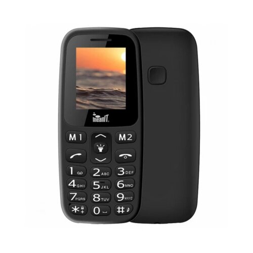 Mean IT Mobilni telefon, 1.77" ekran, Dual SIM, BT, SOS dugme - VETERAN I MOBILNI TELEFON-CRNI Cene