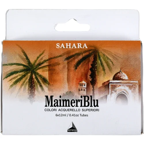 Maimeri Blu Set akvarelnih barv Sahara 6 x 12 ml 6 kos.