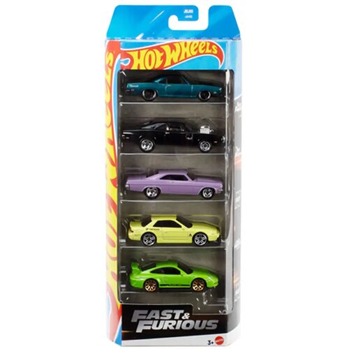 Mattel Hot Wheels: Hitri in drzni komplet 5 avtomobilčkov 1/64 – Cene