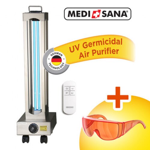 Medisana uv + ozone germicidni sterilizator i ozonizator compact 32W + za&amp;scaron;titne naočare Slike