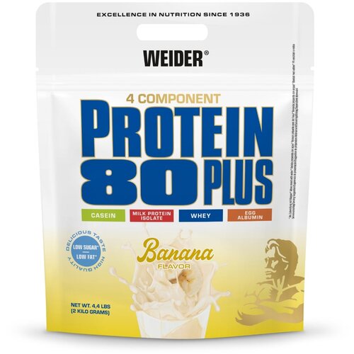 Weider Protein 80 Plus 2000 g banana Slike