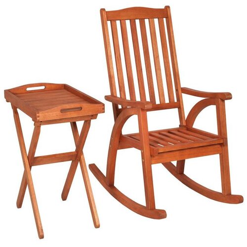 Gardenson Vrtni Gugalnik Z Mizico Beige, Pravi Les Slike