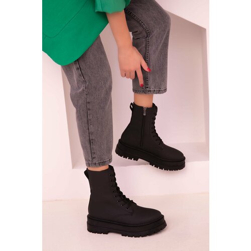 Soho Black Matte Women's Boots & Booties 17441 Slike