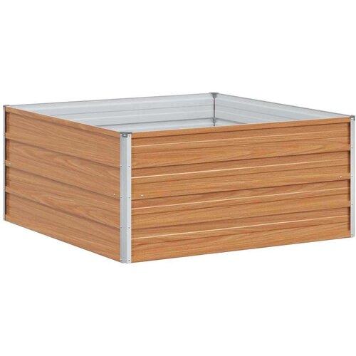  Povi&amp;scaron;ena gredica - Vrtna gredica Svijetlosmeđa 100 x 100 x 45 cm Slike