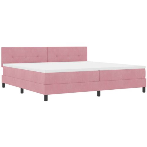 Box Spring Krevet s Madracem Ružičasta 200x200 cm Bar&amp;scaron;un Slike