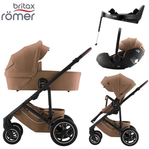 Britax Romer dječja kolica 4u1 smile&trade; 5z lux warm caramel + baby-safe&trade; pro + isofix baza vario&trade; 5z Cijene