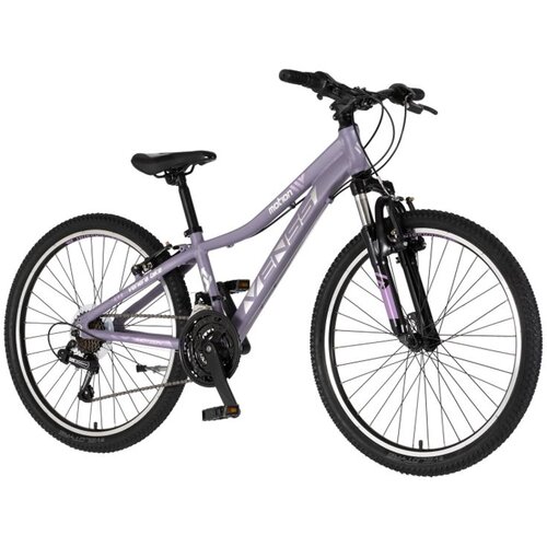 Venssini bicikl junior 24 parma x100 alu 24&amp;quot; alu 12&amp;quot; v-brake 18 brzina 132-155cm xs ljubičasti Slike