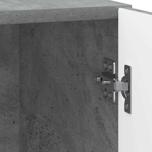  Noćni ormar 2 pcs Betonska siva 43 x 34,5 x 47 cm Slike