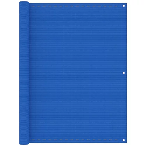 vidaXL Balkonsko platno modro 120x300 cm HDPE